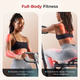 Sunny Health & Fitness Smart Upright Row-N-Ride Trainer 03
